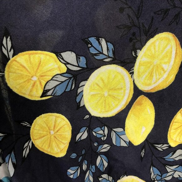 Anthropologie Kimono Cardigan Womens One Size Lemon Floral Boho Modal Lightweigh - Picture 14 of 16
